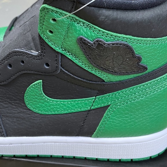 Nike Air Jordan 1 Hi Retro Pine Green 555088-030 Toe Gorge - Picture 10 of 11